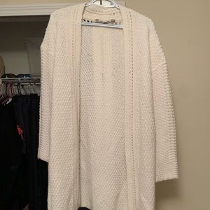 Chelsea & Violet White Cardigan Sweater